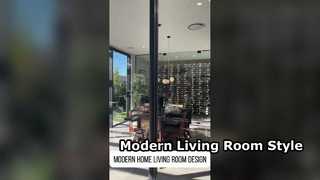 การออกแบบห้องนั่งเล่นบ้านสมัยใหม่