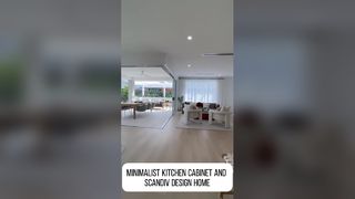 ตู้ครัวสไตล์มินิมอลและบ้านดีไซน์สแกนดิฟ