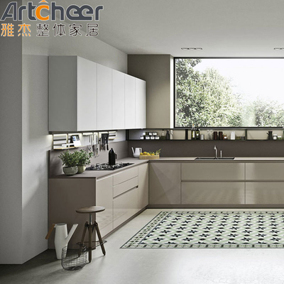 ซื้อ ตู้ครัว Melamine Board มือสูง สําหรับโรงแรมและอพาร์ทเมนต์อุตสาหกรรมนําเข้า การผลิตออนไลน์