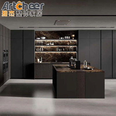 ซื้อ Island Modular Import Style 2023 โครงการตู้ครัวที่มีความทนทานของวัสดุ MDF การผลิตออนไลน์