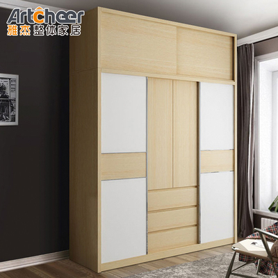 ซื้อ การปรับปรุงการออกแบบ Luxury Sliding Door Wardrobe Organizer Systems สําหรับบ้านที่ทันสมัยที่มีสไตล์ การผลิตออนไลน์