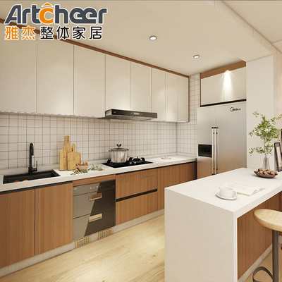 ซื้อ เพิ่มความสวยงามของครัวของคุณด้วยชุดตู้ครัว Acrylic Bullnose Laminated การผลิตออนไลน์