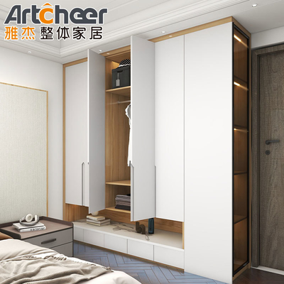 ซื้อ Modern Mdf Walk In Closet Wardrobe เป็นส่วนหนึ่งที่สมบูรณ์แบบของเฟอร์นิเจอร์ห้องนอนของคุณ การผลิตออนไลน์