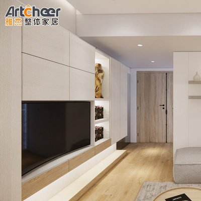 ซื้อ เฟอร์นิเจอร์ห้องนั่งเล่นสมัยใหม่ รุ่นโมเดิร์นหรูหรา ติดผนัง TV การผลิตออนไลน์