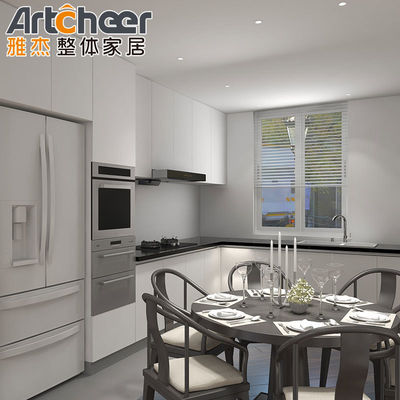 ตู้ครัวแบบกระเป๋าปั่นไม้แข็งที่ทําจากไม้แข็งที่ทนทาน