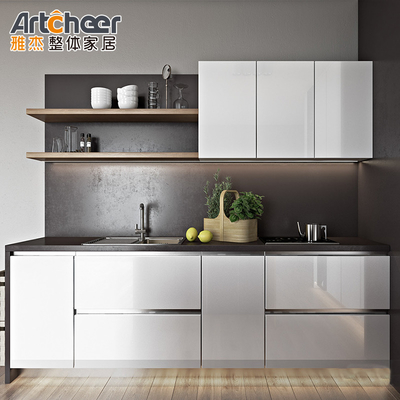 เชียงใหม่ โฮมโมเดิร์น ดีไซน์หรูหรา Wall I Shape ครัว ครัว ครัว ครัว Melamine Board